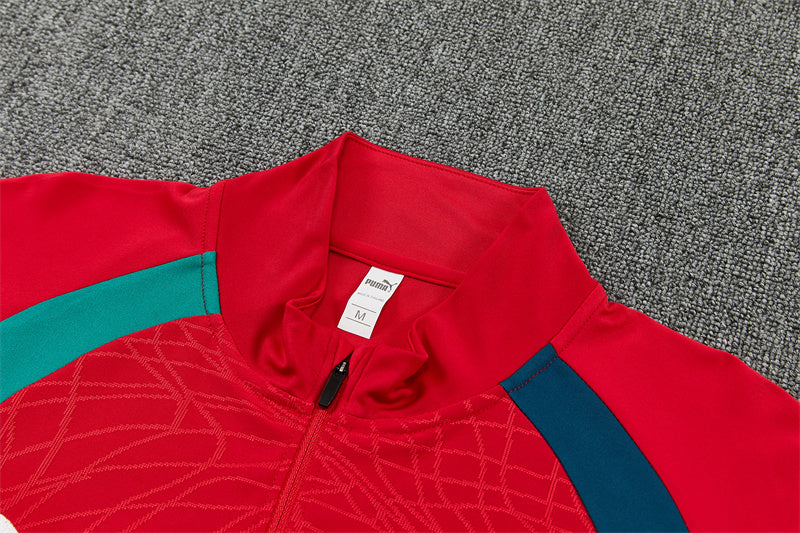 Chándal Selección Portugal Rojo y Verde – Puma – Conjunto de Entrenamiento