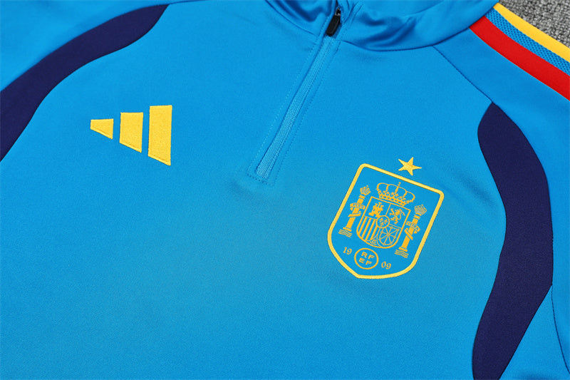 Chándal Selección Española 2025/2026 – Conjunto de Entrenamiento Azul Oficial