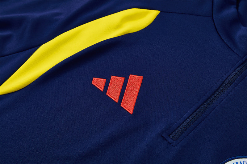 Chándal Colombia 2025/2026 – Conjunto de Entrenamiento Azul Marino Tricolor