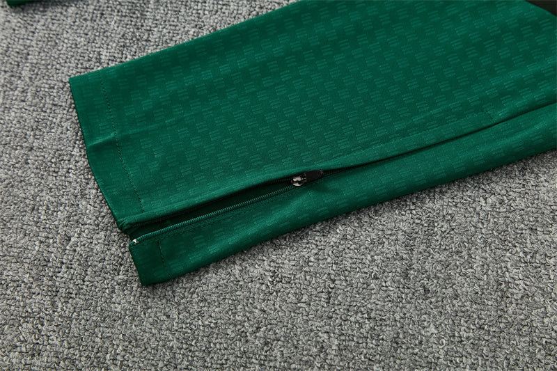 Chándal México 2025/2026 – Conjunto de Entrenamiento Negro con Detalles Verde Neón