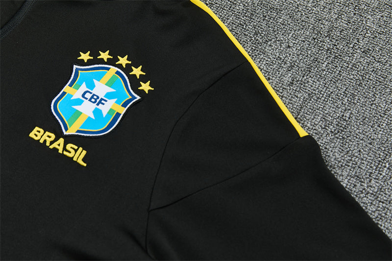 Conjunto Brasil 2026/2027 – Negro/Amarillo Entrenamiento