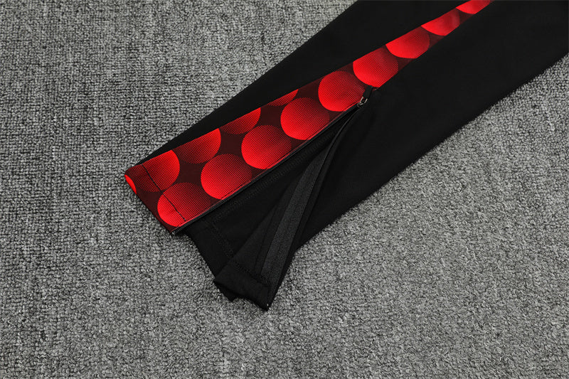 Feyenoord 25/26 – Chándal de entrenamiento (rojo y negro, patrón 3D)