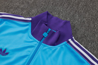 Chándal Retro Real Madrid Azul Claro y Morado 2025/2026