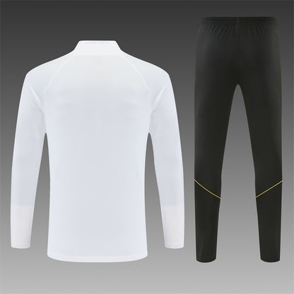 Chándal FC Barcelona Blanco y Negro 2026/27 – Conjunto de Entrenamiento