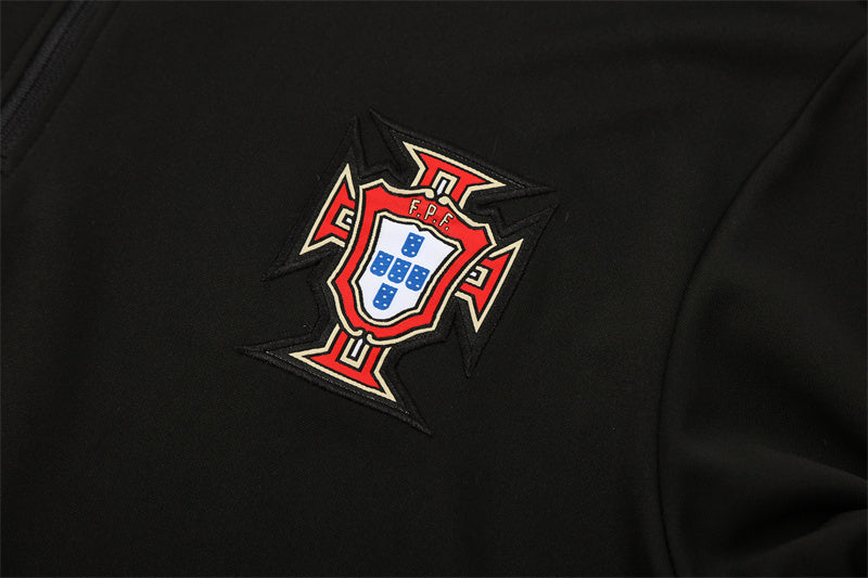 Chándal Portugal 2025/26 Training – Black & Red Edition