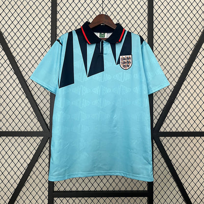 Camiseta Inglaterra Portero 1990 – Diseño Retro Azul Celeste