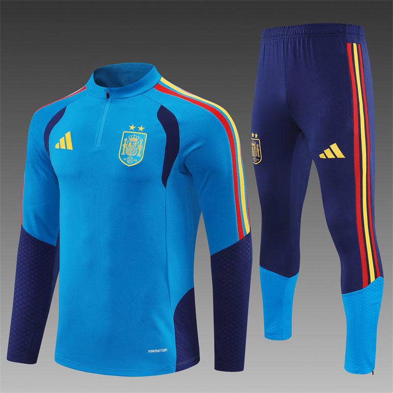 Chándal Selección Española Entrenamiento 2026/27 – Azul Celeste y Azul Marino