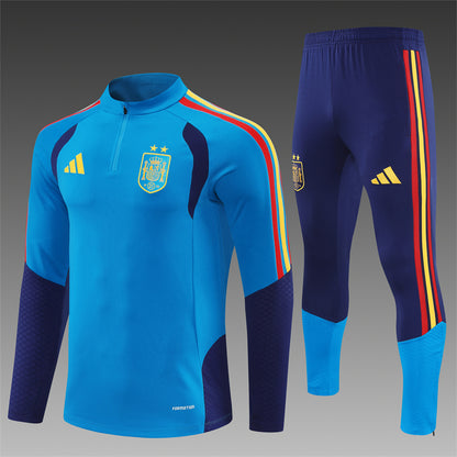 Chándal Selección Española Entrenamiento 2026/27 – Azul Celeste y Azul Marino