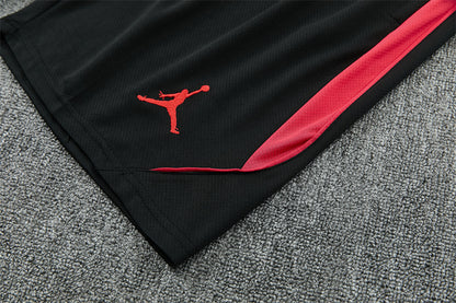 Conjunto Brasil 2026/2027 – Negro/Rojo Entrenamiento