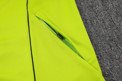 Chándal Real Madrid 2025/2026 – Verde Lima con Azul Marino