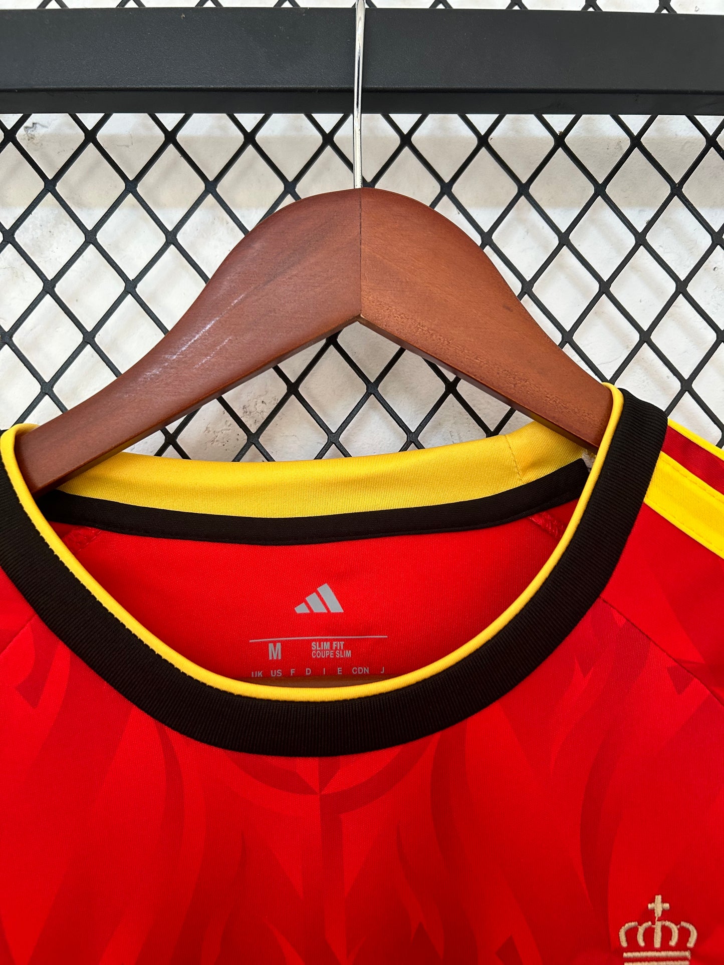 Camiseta Bélgica 2025/2026 Local – Roja Detalles Dorados Premium