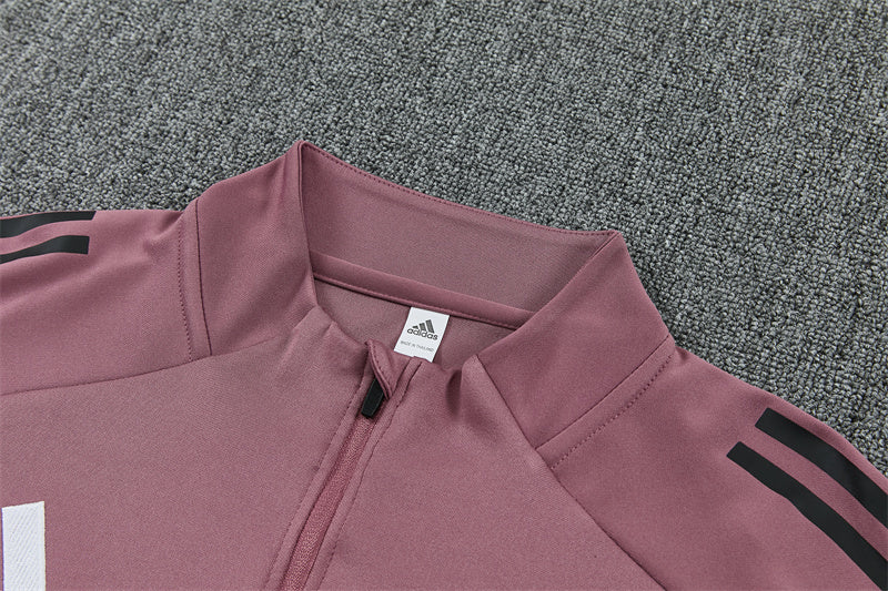 Chándal Real Madrid 2025/2026 – Entrenamiento Color Vino con Detalles Negros