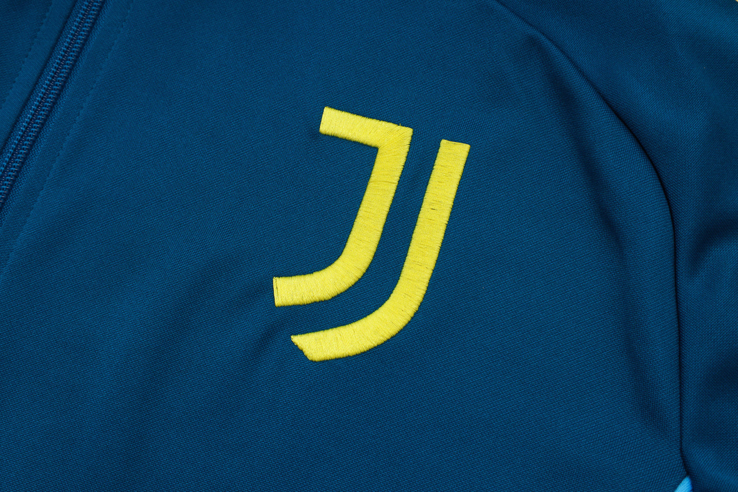 Chándal Juventus FC 2025/2026 – Azul Marino con Detalles Amarillos
