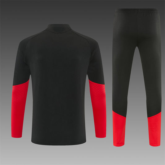 Chándal Alemania 2025/2026 – Conjunto de Entrenamiento Negro con Detalles Tricolor