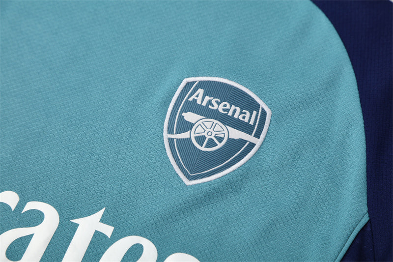 Set Oficial Arsenal Tercera Equipación 25/26 – Frescura Gunners en Azul Turquesa
