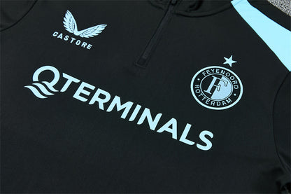 Chándal Feyenoord Rotterdam Entrenamiento – Negro y Celeste