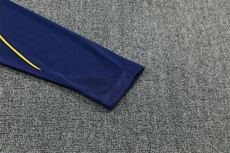 Conjunto Brasil 2026/2027 – Azul Oscuro/Amarillo Entrenamiento