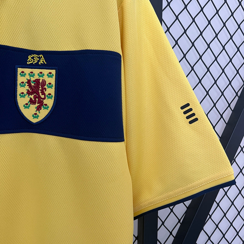 Camiseta Escocia Suplente 2002 – FILA ClimaTech Amarilla