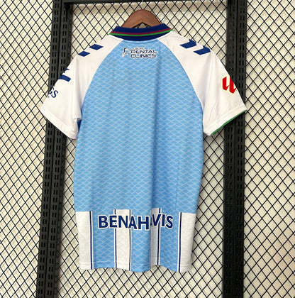Camiseta Málaga CF Local 26/27 – Blanca y Celeste