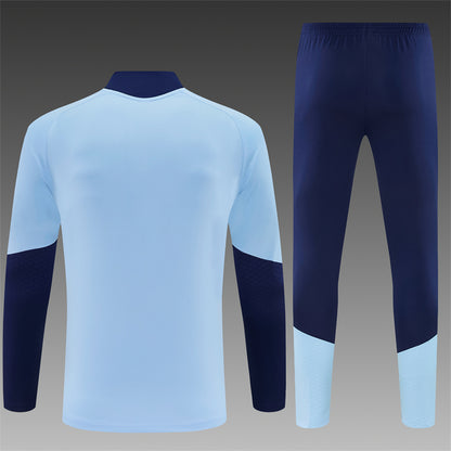 Chándal Ajax Azul Claro y Marino – Adidas – Conjunto de Entrenamiento