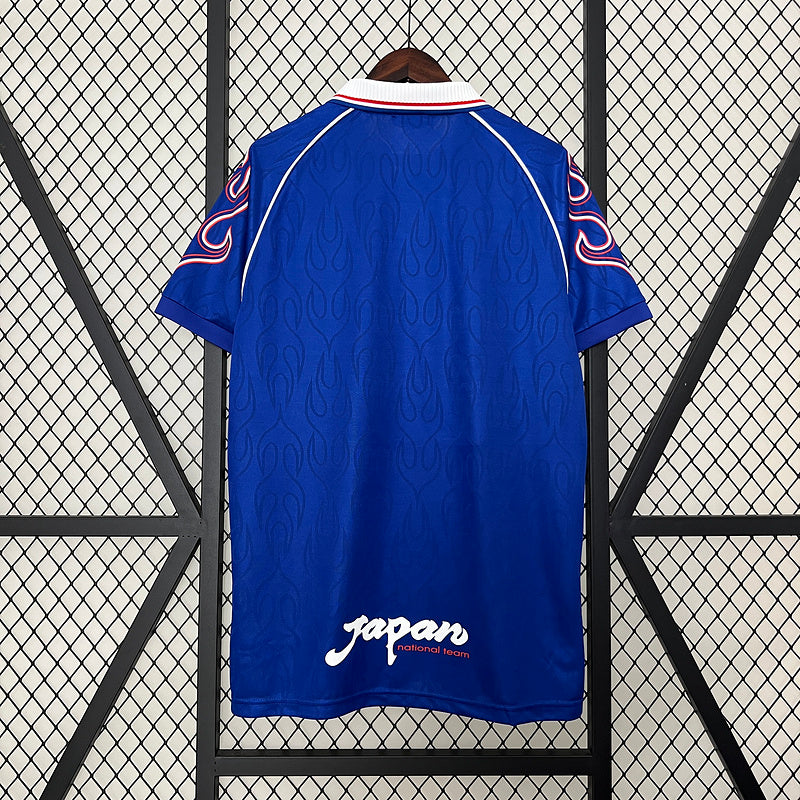 Camiseta Retro Japón 1998 – Primera Equipación “Blue Flames”