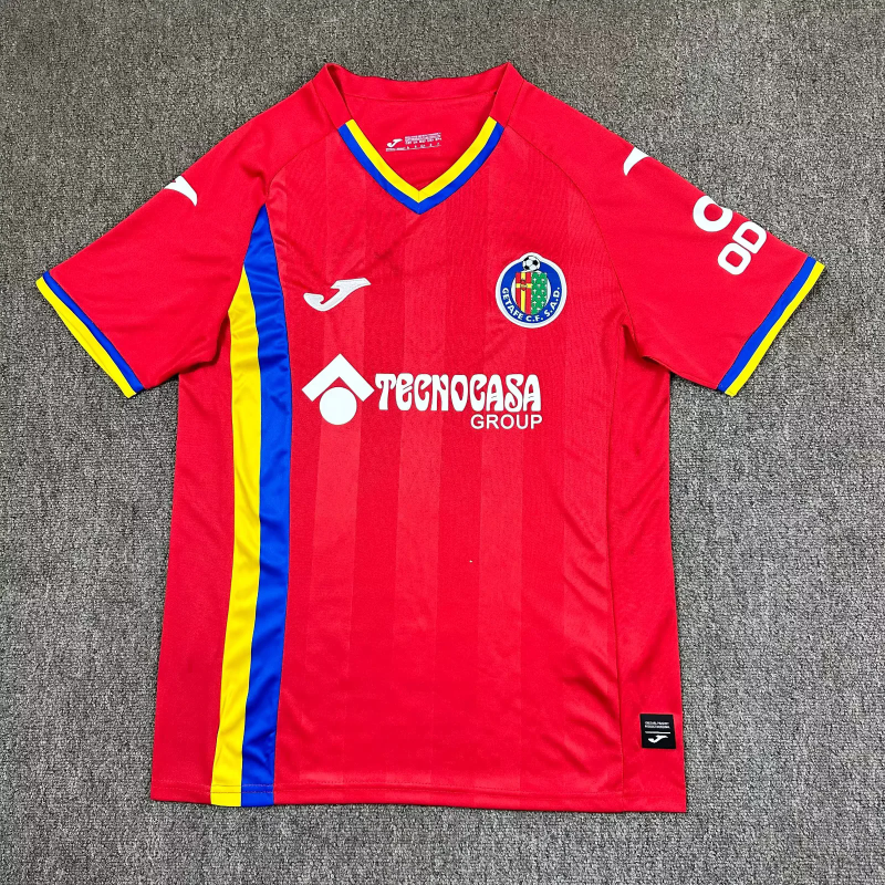 Camiseta Getafe CF 2025/26 – Segunda Equipación Oficial (Roja)