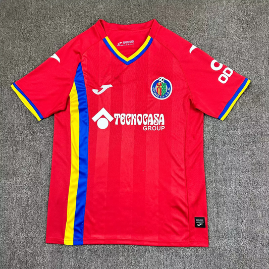Camiseta Getafe CF 2025/26 – Segunda Equipación Oficial (Roja)