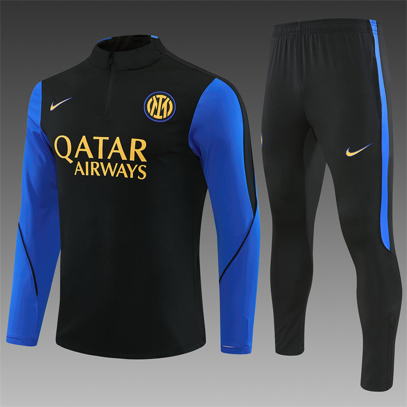 Chándal Inter de Milán Entrenamiento 2026/27 – Negro, Azul y Dorado