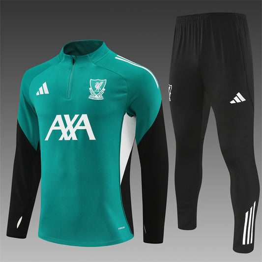 Chándal Liverpool 2025/26 – Entrenamiento Verde & Negro