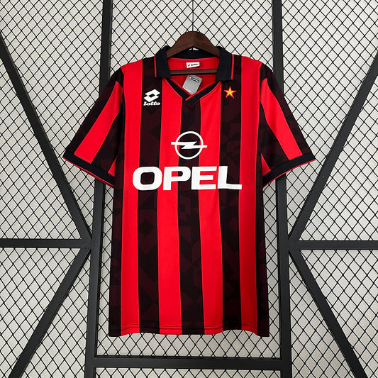 Camiseta AC Milan Home Lotto – Opel (1996-1998)