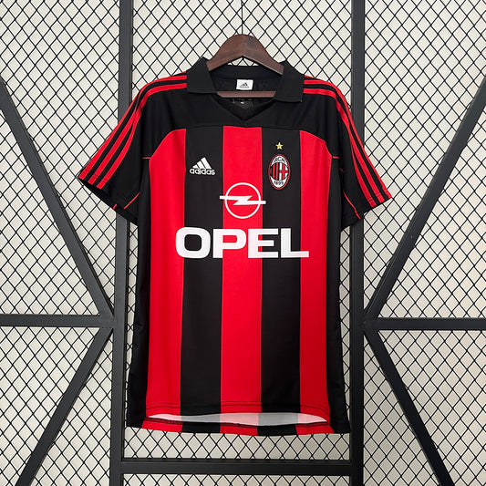 Camiseta Retro AC Milan 2002/03 – Local Oficial OPEL