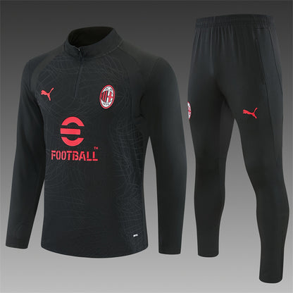 Chándal AC Milan Entrenamiento 26/27 – Negro y Rojo