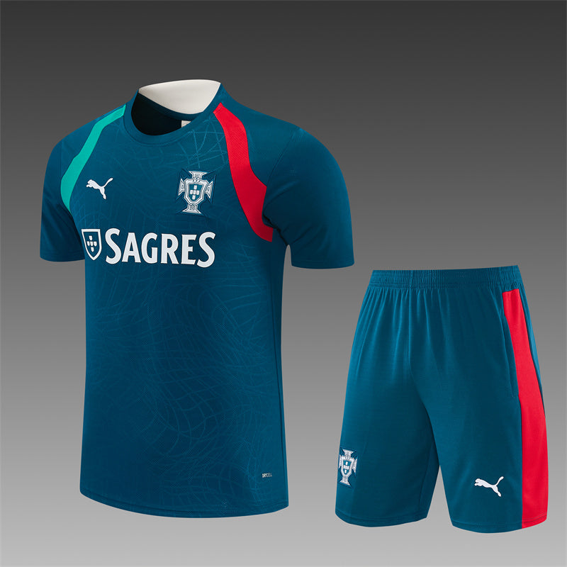 Conjunto Portugal 2026/2027 – Azul Petróleo Entrenamiento