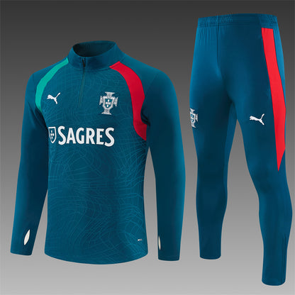 Chándal Selección Portugal Verde Azulado – Puma – Conjunto de Entrenamiento