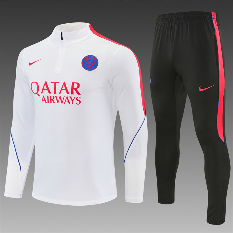 Chándal PSG Blanco y Negro 2026/27 – Nike – Conjunto de Entrenamiento