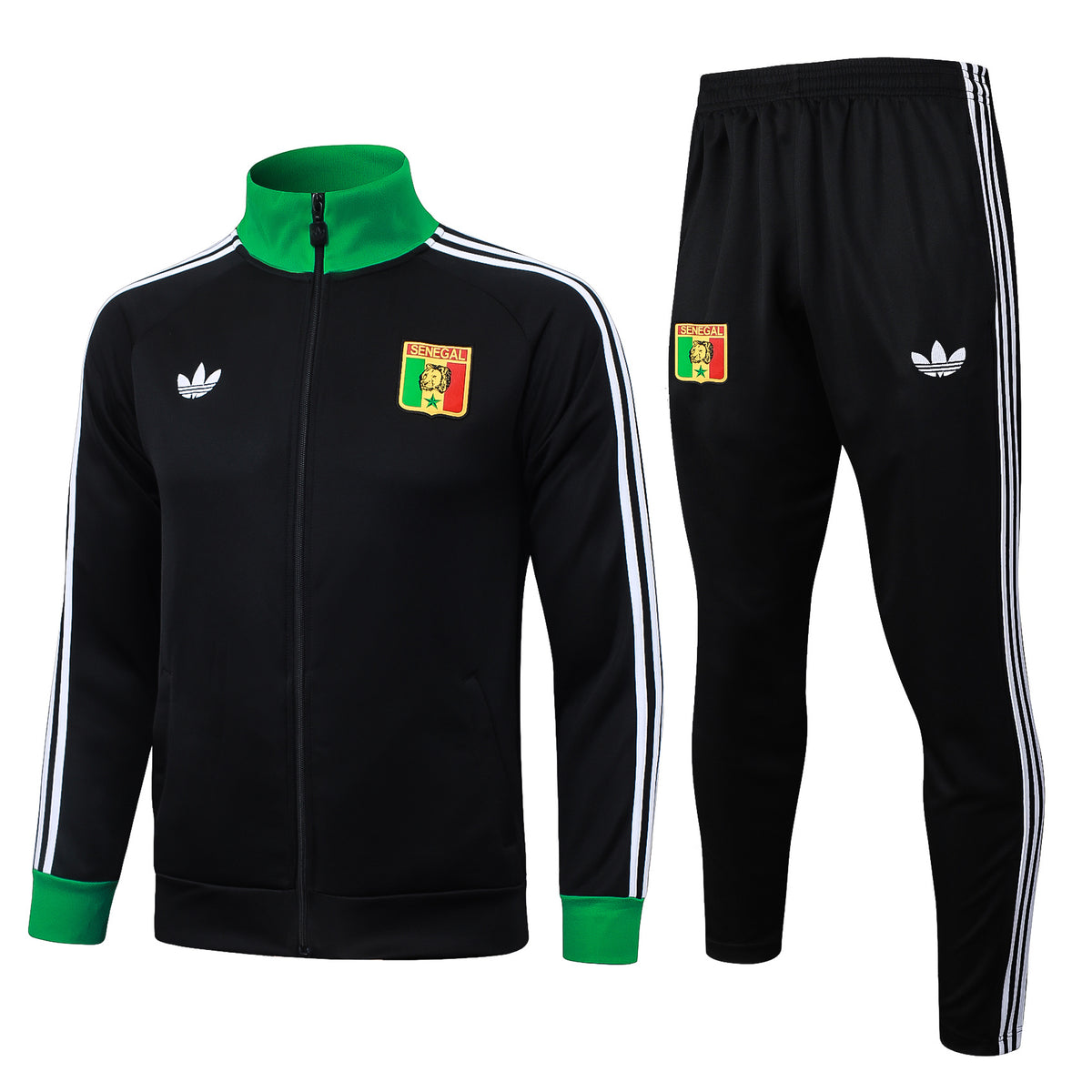 Chándal Senegal Entrenamiento 26/27 – Negro, Verde y Blanco