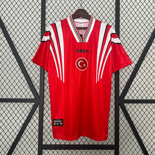 Camiseta Turquía Visita 1996 – Adidas Retro Roja