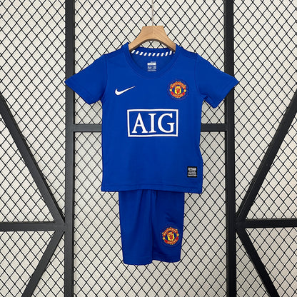 Camiseta y Short Manchester United Away Kids Nike – AIG (2008-2009)