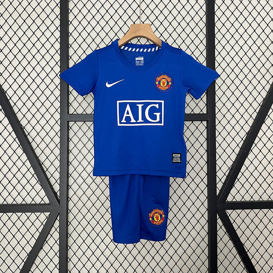 Camiseta y Short Manchester United Away Kids Nike – AIG (2008-2009)