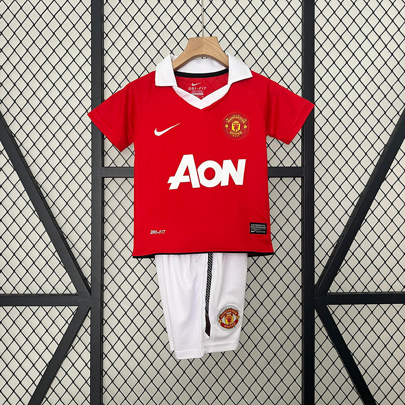 Conjunto Infantil Manchester United Home 2010-2011 – AON by Nike
