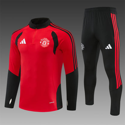 Chándal Manchester United Entrenamiento – Rojo y Negro