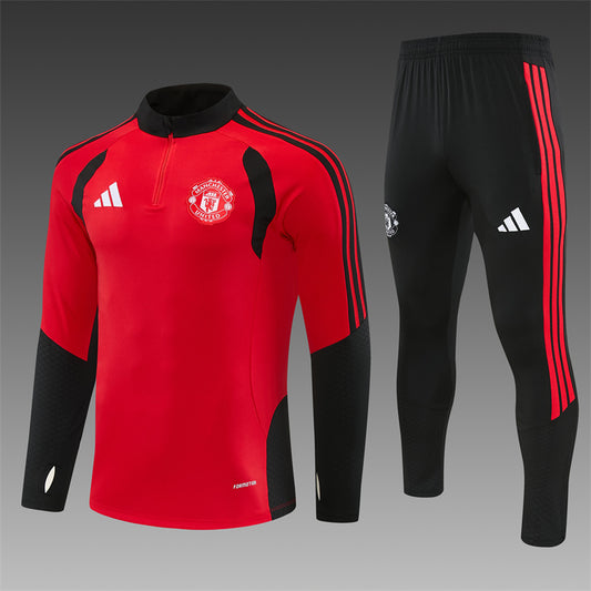 Chándal Manchester United Entrenamiento – Rojo y Negro